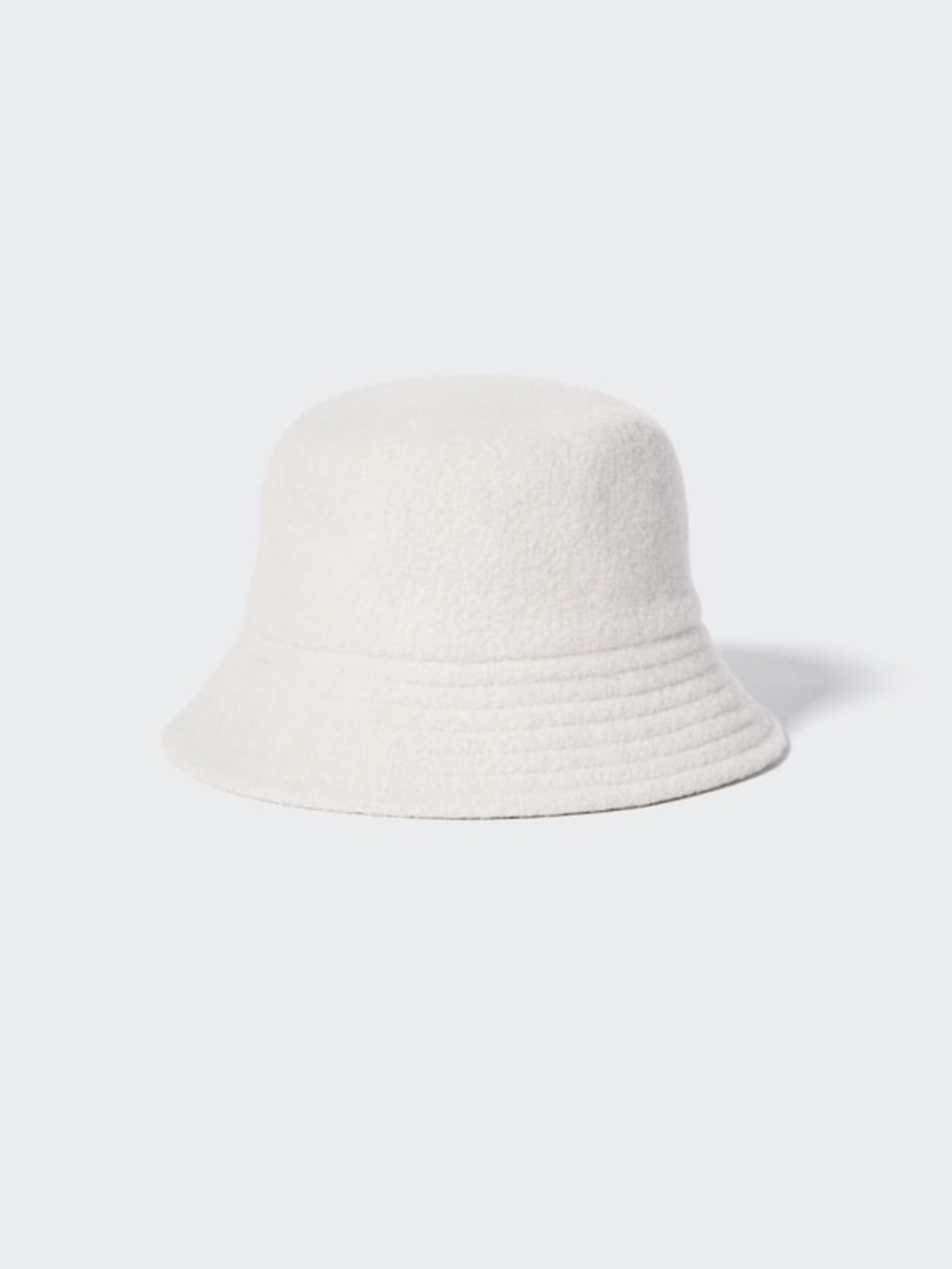 Uniqlo Adjustable 100% Wool Bucket Hat off white